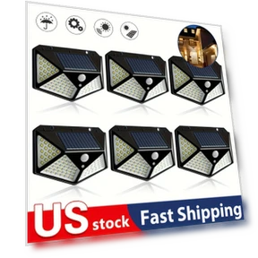 LED Solar Wall Light - Bright, Waterproof, 3-mode Sensor — Outdoor Wall Lighting