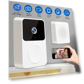 Smart Video Doorbell with Night Vision and Voice Change — Baby Monitors