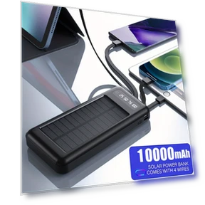 Портативное зарядное устройство 10000 мАч, совместимое со всеми смартфонами и устройствами — Портативные аккумуляторы