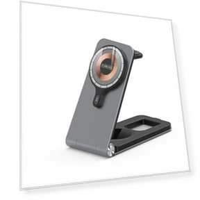 3 in 1 Foldable Magnetic Wireless Charging Stand — Power Hubs, DUZZONA