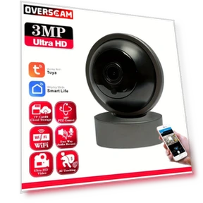 3MP WiFi PTZ Camera Indoor Baby Monitor with Night Vision — Baby Monitors