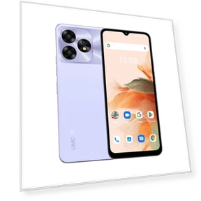 Smartphone with Face ID & Side Fingerprint — Screen Protectors, UMIDIGI