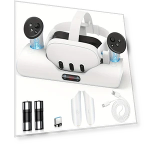 Charging Stand for Controllers with 2 Rechargeable Batteries — Power Accessories