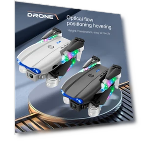 Dual Camera Drone with RGB LED Lights - Compact Quadcopter for Indoor & Outdoor Use — Drones