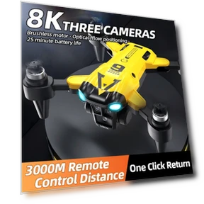 Long Drone with Positioning and Dual HD Cameras — Drones