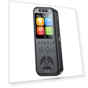 HD Color Screen Smart Noise Reduction Voice Recorder — Portable Audio Recorders