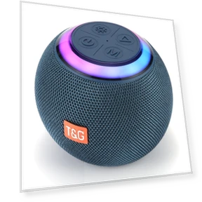 Mini Portable Outdoor Wireless Bluetooth Speaker with LED Atmosphere Light — Portable Audio Solutions, T&G