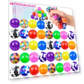 36pcs Mini Sensory Balls, 1.65inch Soft Tactile Hand Toys — Baby Balls & Playtime Essentials