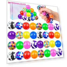 36pcs Mini Sensory Balls, 1.65inch Soft Tactile Hand Toys — Baby Balls & Playtime Essentials