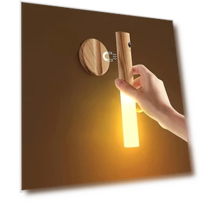 Motion Sensor LED Night Light - Magnetic, USB Rechargeable Wall Lamp — Night Lights