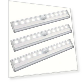 Wireless Motion Sensor LED Strips - 3pcs Under Cabinet Lights — Under-Cabinet Lights
