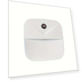 Modern LED Motion Sensor Night Light, 0.1W, Energy-Saving, Adjustable, Cold White Light — Wall Lighting