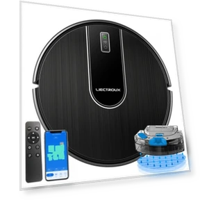 Robot Vacuum Cleaner and Wet Mop Combo — Smart Cleaning Robots, Liectroux