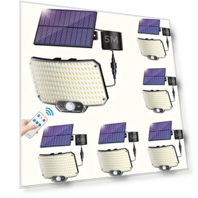 234 LED Outdoor Solar Motion Sensor Light — Outdoor Security & Flood Lighting