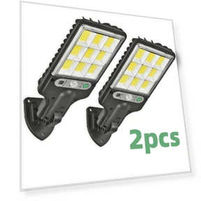 Bright Solar Outdoor Lights, 108 Cob Led Safety Waterproof Lights — Outdoor Security & Flood Lighting