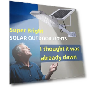 Solar Outdoor Street Light with Motion Sensor and Remote Control — Street Lighting