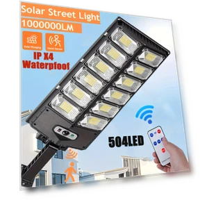 Outdoor Solar Street Light with Motion Sensor and Remote Control — Street Lighting
