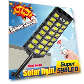Outdoor Solar Street Lights 598 LED — Street Lighting