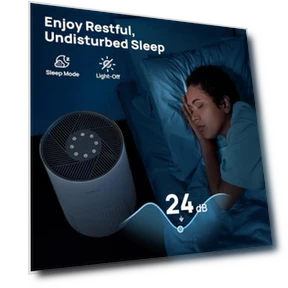 Large Room Air Purifier with Air Quality Sensors — Electrostatic Air Purifiers, CLARSTON