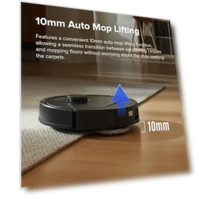 Robot Vacuum and Mop Combo with Self-Drying and Auto Mop Washing — Smart Cleaning Robots, Roborock