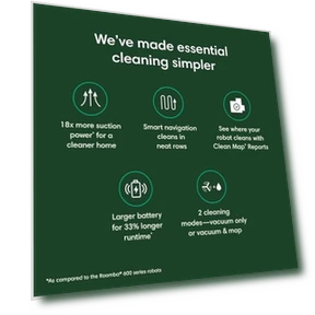 Robot Vacuum & Mop with Smart Navigation and Self-Charging — Smart Cleaning Robots, iRobot