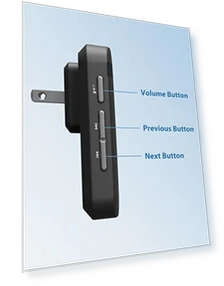 Wireless Doorbell Kit with 2 Plug-In Receivers, 52 Melodies, and LED Flash — Kits, AVANTEK