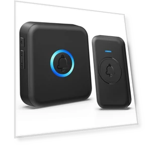 Waterproof Wireless Doorbell with 60 Chimes & Adjustable Volume — Chimes, FOVKSUC