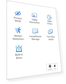 1080P Indoor Security Camera — Smart Home Security, TP-Link