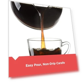 12-Cup Coffee Maker with Easy On/Off Switch, Non-Drip Carafe — Coffee Makers, BLACK+DECKER