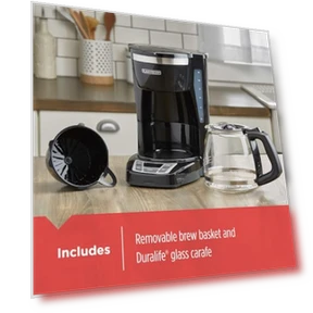12-Cup Digital Coffee Maker — Coffee & Espresso Combos, BLACK+DECKER