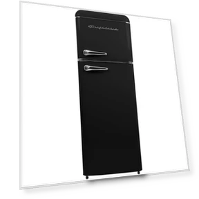 2 Door Apartment Size RETRO Refrigerator with Top Freezer, 7.5 cu ft — Cooling Solutions, Frigidaire
