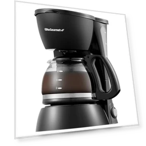 Automatic 4-Cup Brew & Drip Coffee Maker with Pause N Serve — Single-Cup Coffee Makers, Elite Gourmet