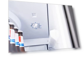 Commercial Beverage Cooler Merchandiser with Customizable Lightbox - 9.0 cu ft — Mini Fridges, PremiumLevella