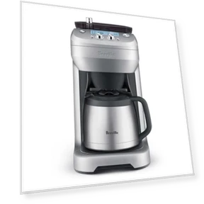 Grind Control Coffee Maker With Integrated Grinder, Thermal Carafe — Electric Blade Coffee Grinders, Breville