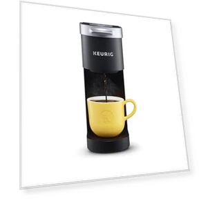 Single Serve K-Cup Pod Coffee Maker, 6 to 12oz Brew size, with Cord Storage, Perfect for Small Spaces — Single-Cup Coffee Makers, Keurig