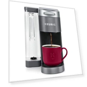 Single Serve K-Cup Pod Coffee Maker, MultiStream Technology, 4 Brew Sizes, Gray — Single-Cup Coffee Makers, Keurig