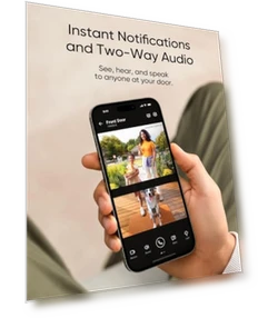 Video Doorbell with Dual Cameras, 2K Full HD, Battery Powered — Smart Home Security, eufy