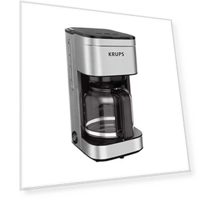 10-Cup Drip Coffee Maker with Reusable Filter — Coffee & Espresso Combos, KRUPS