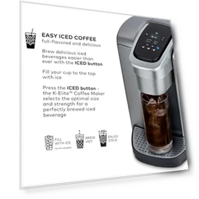 Single Serve K-Cup Pod Coffee Maker with Strength and Temperature Control — Single-Cup Coffee Makers, Keurig