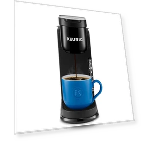Single Serve K-Cup Pod Coffee Maker, 3 Brew Sizes, Strong Button Feature, 42oz Removable Reservoir — Single-Cup Coffee Makers, Keurig