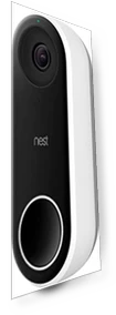 Wired Video Doorbell with 24/7 Streaming, HDR Video, and Person Alerts — Smart Home Security, Google