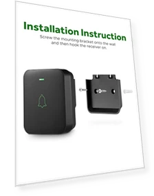 Wireless Door Bell with 52 Melodies and 1000 Feet Range — Kits, AVANTEK
