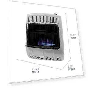 20,000 BTU Blue Flame Vent Free Propane Heater for Indoor Use — Portable Propane Heaters, Mr. Heater
