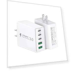 50W 5-Port USB C Wall Charger Brick with Fast Charging — Charging Solutions, Qwinjwin