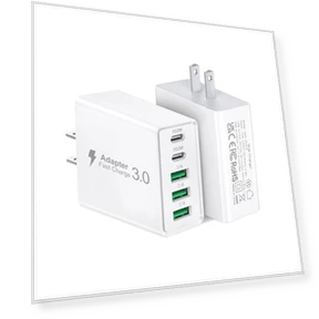 50W 5-Port PD Fast USB C Wall Charger, 2-Pack — Charging Solutions, Dulums