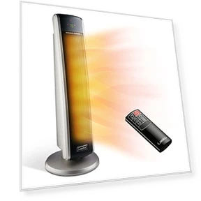 Digital Ceramic Tower Heater for Large Rooms with Remote Control — Home Climate Control, Lasko