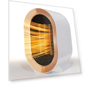 Electric Space Heater, Portable Energy Efficient Heater with Adjustable Settings, Overheating Protection — Heater Spare Components, QQT