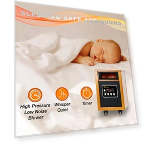 Portable Space Heater with Remote Control, 1500-Watt — Heater Spare Components, Dr Infrared Heater