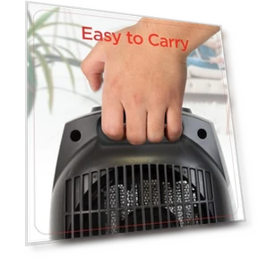 Portable Space Heater with Carry Handle, 1500W — Portable Heating Solutions, BLACK+DECKER
