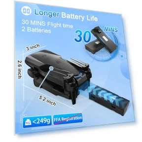 FPV Foldable Drone with 1080P HD Camera — Drones, Naseto